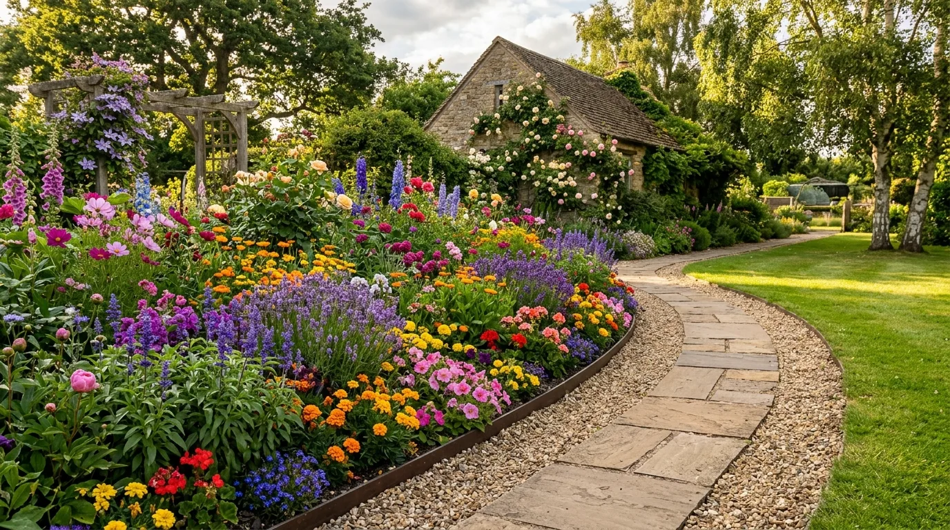 Cool Color Flower Scheme
